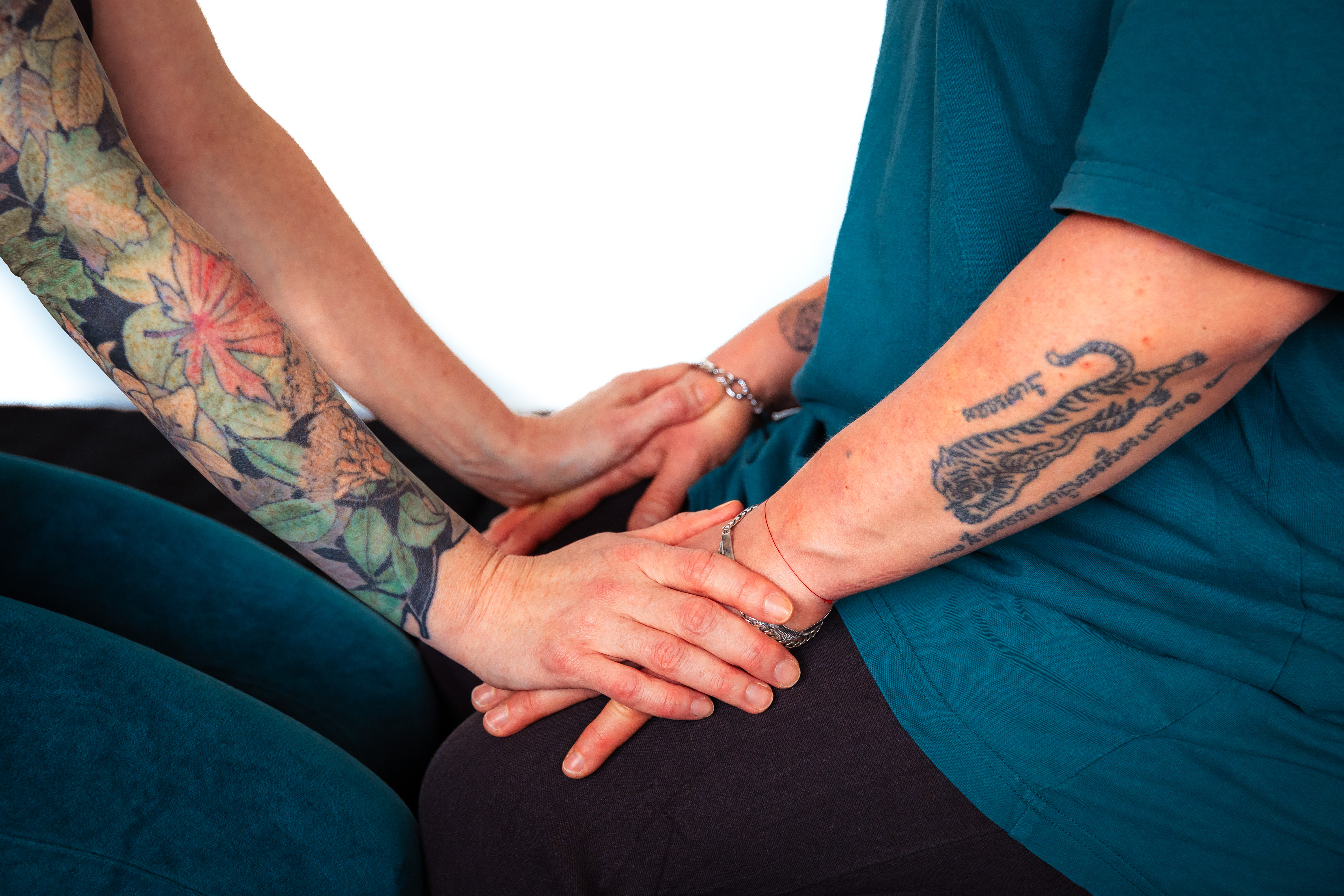 Ruhige Hände bei der Meditation